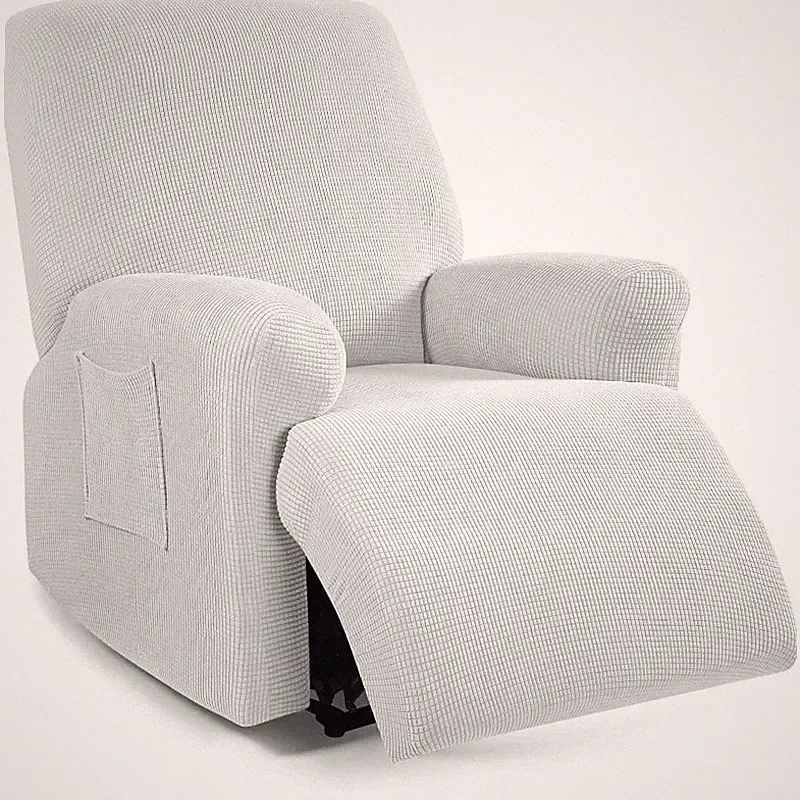 1 Seat Durable Spandex Jacquard Recliner SofaCover Slipcover With Elastic Bottom