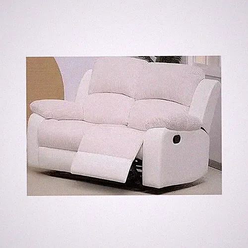 Bloom Collection Recliner Sofa Set Living Room Couch Extra Comfort White