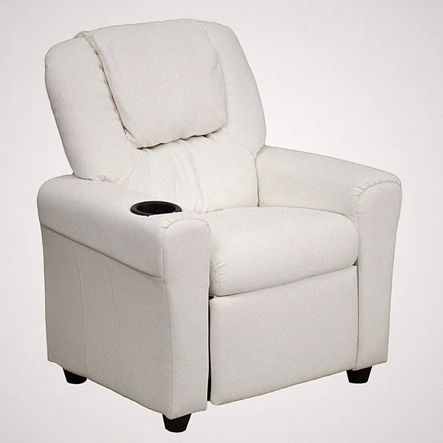 Flash Furniture White Kids Recliner, White - DG-ULT-KID-WHITE-GG