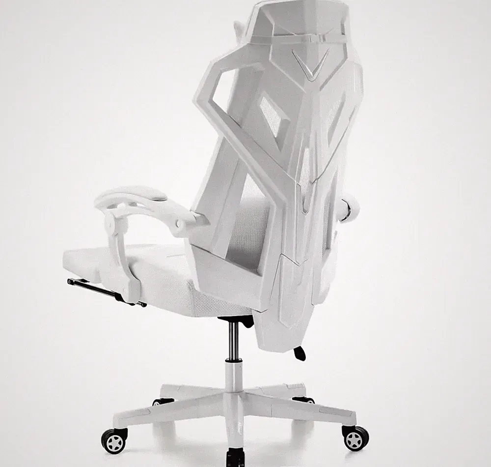 GTPLAYER Ergonomic Gaming Chair Reclining Swivel Office Chair Headrest Footrest